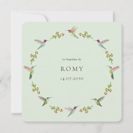 Anna's Hummingbirds Taufe