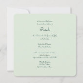 Anna's Hummingbirds Taufe (Rückseite)