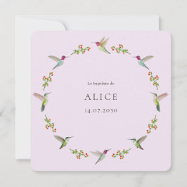 Anna's Hummingbirds Taufe mit Foto