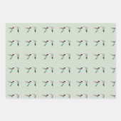 Anna's Hummingbirds wrapping Paper Sheets Geschenkpapier Set (Vorderseite 3)