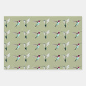 Anna's Hummingbirds wrapping Paper Sheets Geschenkpapier Set (Vorderseite 2)