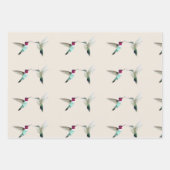 Anna's Hummingbirds wrapping Paper Sheets Geschenkpapier Set (Vorderseite)