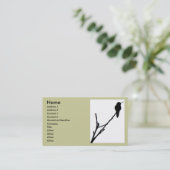 Annas Kolibri-Visitenkarte Visitenkarte (Stehend Vorderseite)