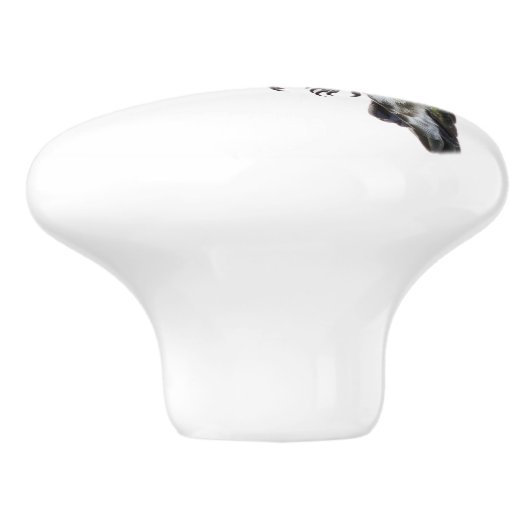 Annas Kolibrigriff Keramikknauf (Seitenansicht)