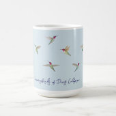 Annas Kolibris von Davis Kaffeetasse (Mittel)