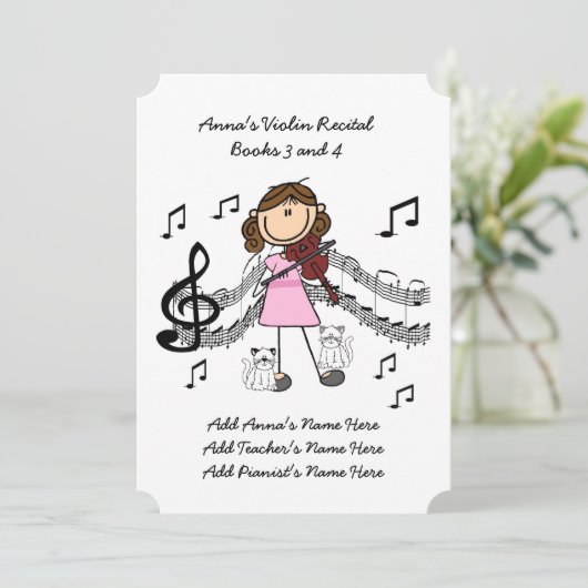 Annas Lieder der Einladung (Stehend Vorderseite)