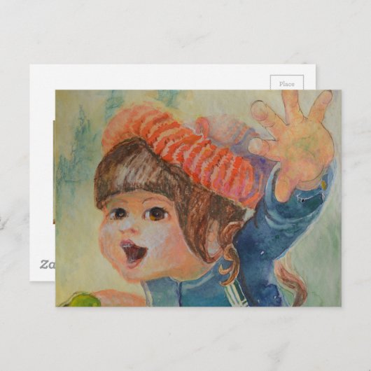 Anna's Robin 3 Postkarte (Vorne/Hinten)