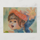 Anna's Robin 3 Postkarte (Vorderseite)