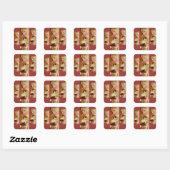 Anna's Treasures Square Stickers (Blatt)