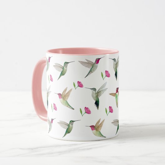 Annaskolibris tasse (Vorderseite Links)