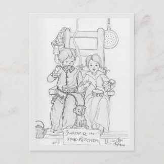Anne Anderson Kinderessen Color Me Postkarte