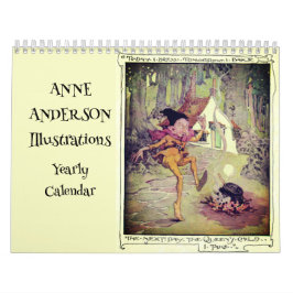 Anne Anderson Viktorianisch Fairytale Illustration Kalender