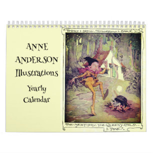 Anne Anderson Viktorianisch Fairytale Illustration Kalender