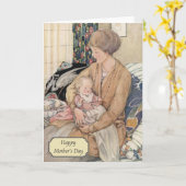 Anne Anderson - Vintager Muttertag Karte (Gelbe Blume)