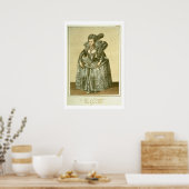 Anne aus Dänemark (1574-1619) Ehefrau James I, ill Poster (Küche)