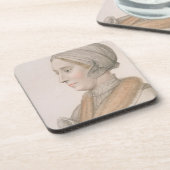 Anne Boleyn (1507-36) graviert von Francesco Getränkeuntersetzer (Linke Seite)