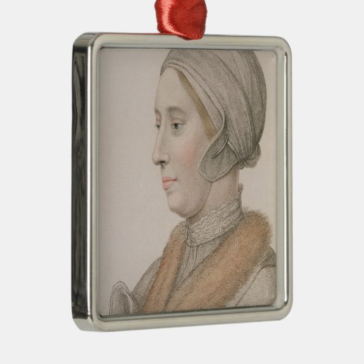 Anne Boleyn (1507-36) graviert von Francesco Silbernes Ornament (Rechts)