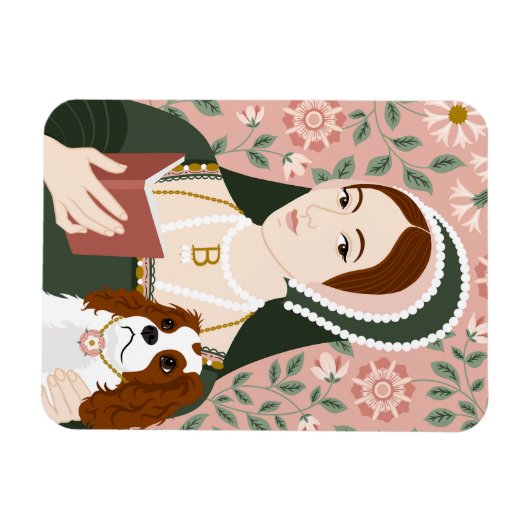 Anne Boleyn Abbildung Magnet (Horizontal)