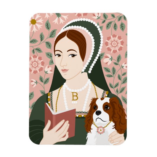 Anne Boleyn Abbildung Magnet (Vertikal)