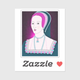 Anne Boleyn Custom-Cut Vinyl Sticker