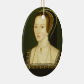 Anne Boleyn Ehefrau an zweiter Stelle von Porträt Keramikornament (Rechts)