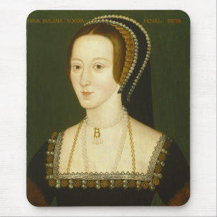 Anne Boleyn Ehefrau an zweiter Stelle von Porträt Mousepad