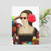 Anne Boleyn Feiertagskarte (Stehend Vorderseite)