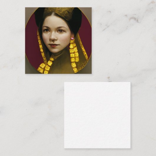 Anne Boleyn Flat Note Card Mitteilungskarte (Vorne/Hinten)