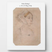 Anne Boleyn Fotoplatte (Vorderseite)