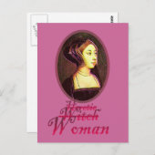 Anne Boleyn - Frau Postcard Postkarte (Vorne/Hinten)