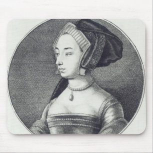 Anne Boleyn, geätzt von Wenceslaus Hollar, 1649 Mousepad