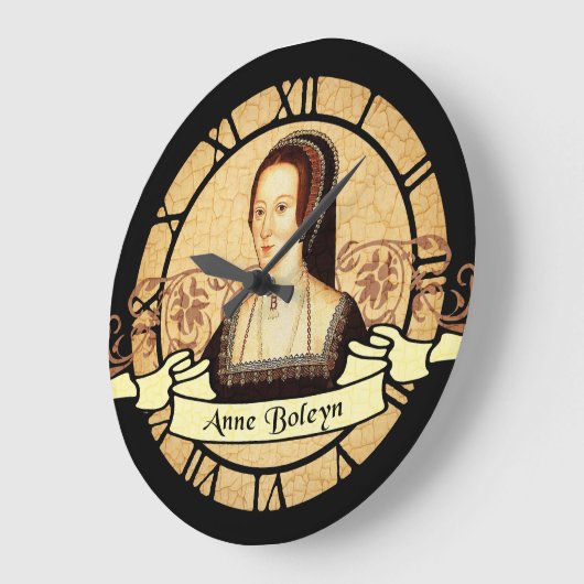 Anne Boleyn Große Wanduhr (Winkel)