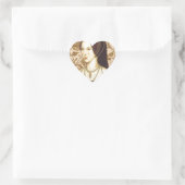 Anne Boleyn Herz-Aufkleber (Tasche)