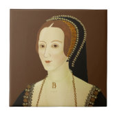 Anne Boleyn - historische Abbildung Fliese (Vorderseite)
