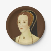 Anne Boleyn - historische Abbildung Pappteller (Vorderseite)