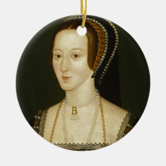 Anne Boleyn Keramikornament (Vorne)