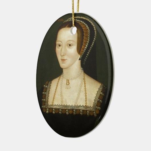 Anne Boleyn Keramikornament (Links)