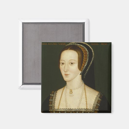 Anne Boleyn Magnet (Vorderseite/Rückseite)
