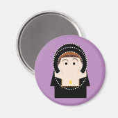 Anne Boleyn Magnet (Vorderseite/Rückseite)