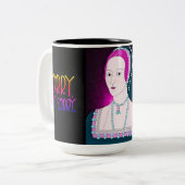 Anne Boleyn Neon Tasse (Vorderseite Links)