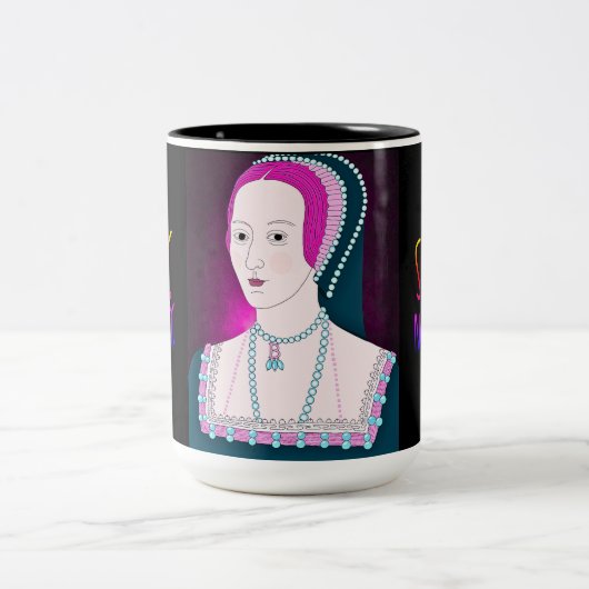 Anne Boleyn Neon Tasse (Mittel)