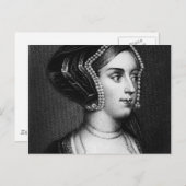 Anne Boleyn Postkarte (Vorne/Hinten)