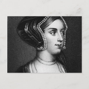 Anne Boleyn Postkarte