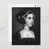 Anne Boleyn Postkarte (Vorne/Hinten)