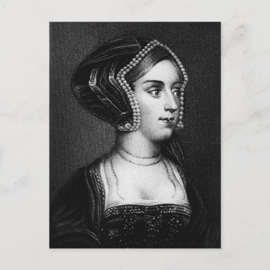 Anne Boleyn Postkarte (Vorderseite)