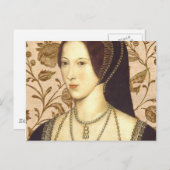 Anne Boleyn Postkarte (Vorne/Hinten)