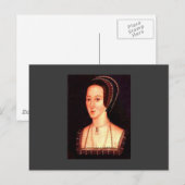 Anne Boleyn Postkarte (Vorne/Hinten)