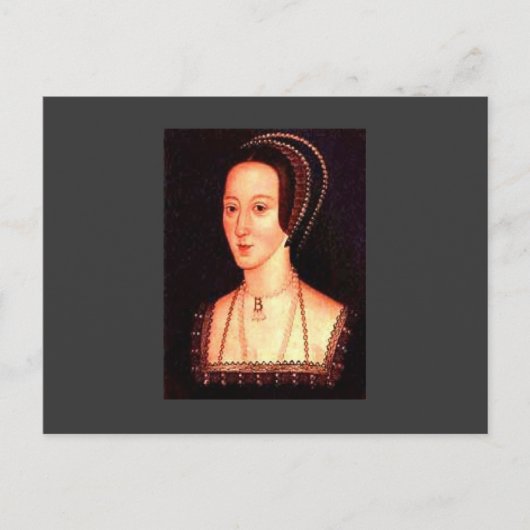 Anne Boleyn Postkarte (Vorderseite)