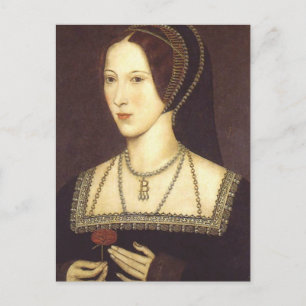 Anne Boleyn Postkarte
