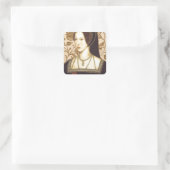 Anne Boleyn Quadratischer Aufkleber (Tasche)